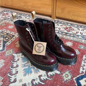 Burgundy Doc Martens